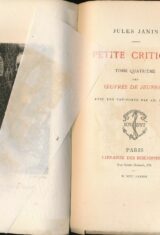 Oeuvres de jeunesse. Petite critique