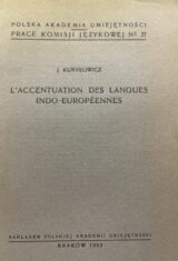 L'accentuation des langues Indo-Européennes