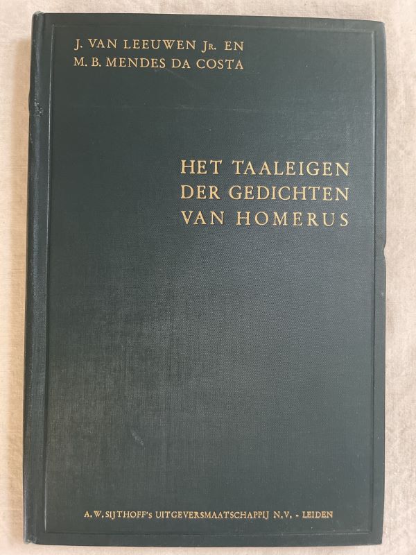 Het Taaleigen der gedicten van Homerus