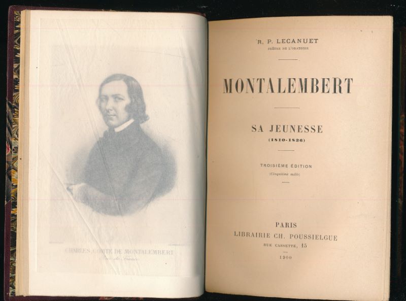 Montalembert. Sa jeunesse (1810 - 1836)