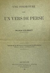 Une conjecture sur un vers de Perse