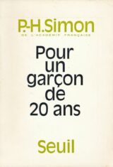 Pour un garçon de 20 ans