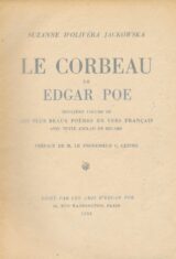 Le corbeau de Edgar Poe deuxième volume de ses plus beaux poèmes en vers français
