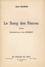 Le sang des pierres