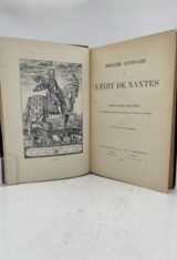 Troisième centenaire de l'Edit de Nantes, compte rendu des fêtes célébrées à Nantes le 31 mai, le 1er et le 2 juin 1898