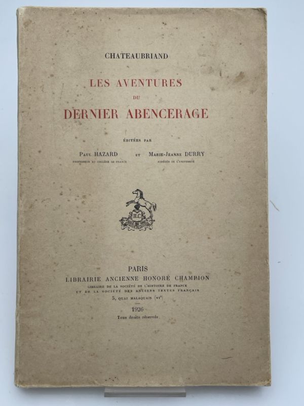 Les aventures du dernier Abencérage
