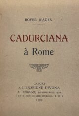 CADURCIANA A ROME