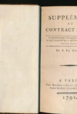 Supplément au contract social