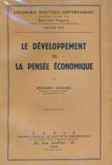 Le développement de la pensée économique
