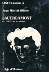Lautréamont. Le texte du vampire