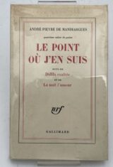 Le point ou j'en suis suivi de Dalila exaltée et de La nuit l'amour