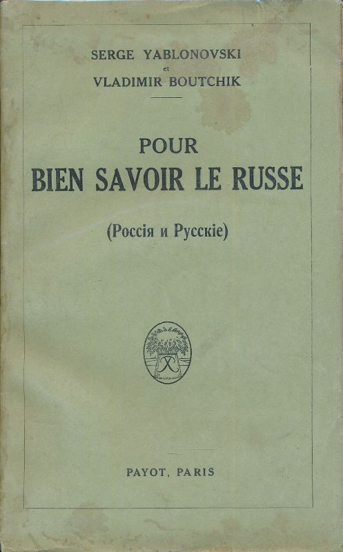 Pour bien savoir le russe