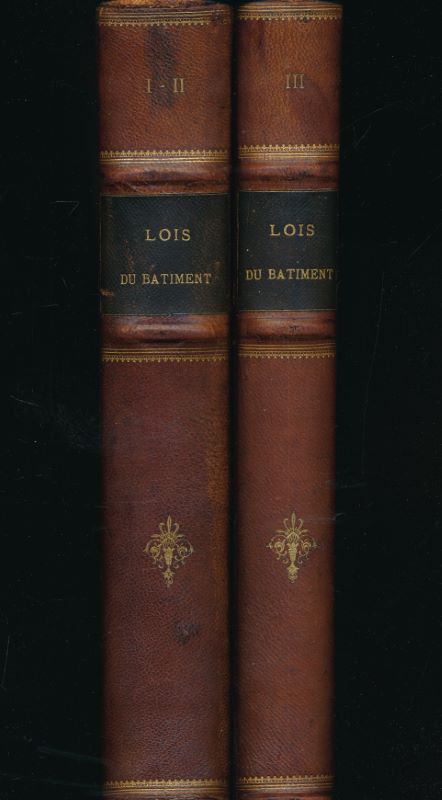 Manuel des lois du Batiment