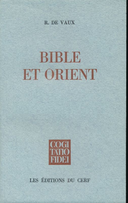 Bible et Orient