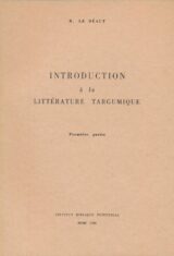 Intorduction à la littérature targumique. Première partie