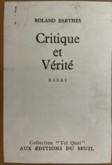 Critique et vérité. Essai