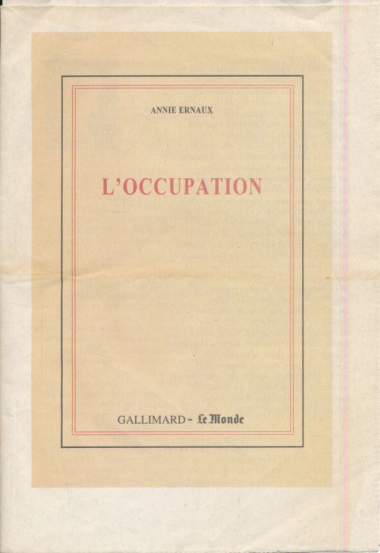 L'occupation