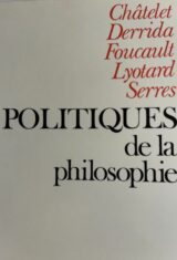 Politiques de la philosophie