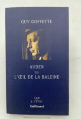 Auden ou l'oeil de la baleine
