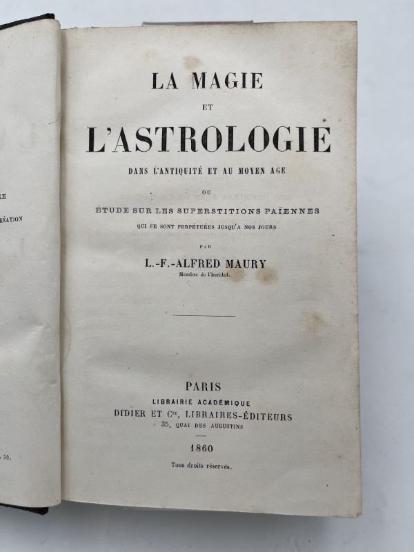 La magie et l'astrologie dans l'antiquité et au moyen-âge ou étude sur les superstitions païennes qui se sont perpétuées jusqu'à nos jours