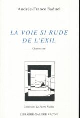 La voix si rude de l'exil. Chant éclaté