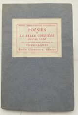 Poésies de la Belle Cordière. Avec 15 eaux-fortes originales de Touchagues