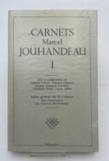 Carnets Marcel Jouhandeau. 1