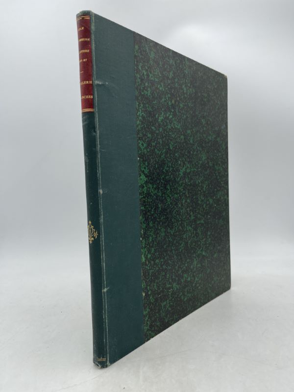 Ecole superieure de guerre 1885-1887. Cours d'artillerie - Planches