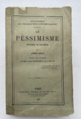 Le pessimisme (histoire et critique)