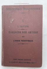 L'origine des Aryens et l'homme préhistorique
