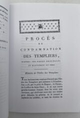 Procès et condamnation des templiers