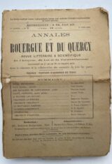 Annales du Rouergue et du Quercy. Revue littéraire et scientiqfique de l'Aveyron, du Lot et du Tarn et Garonne