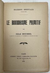 Le Bouddhisme primitif