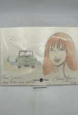 Sur la route. Voiture de plage. Original numéroté