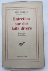 Entretien sur des faits divers