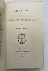 Les amours du Chevalier de Fosseuse