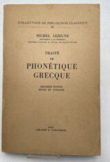Traité de phonétique Grecque