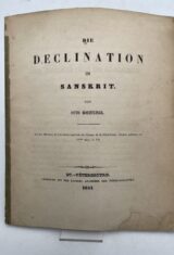 Die Declination im Sanskrit