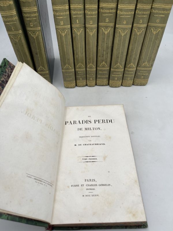 Oeuvres complètes de M. le Vicomte de Chateaubriand. 26 volumes