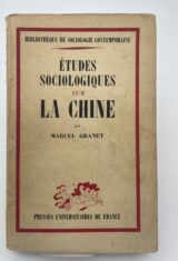 Etudes sociologiques sur la Chine