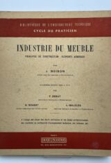 Industrie du Meuble. Principes de Construction