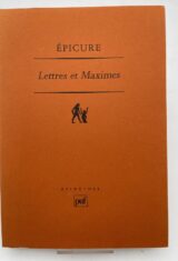 Lettres et maximes