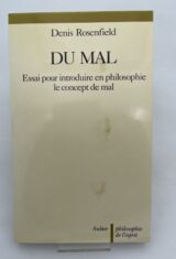 Du Mal. Essai pour introduire en philosophiele concept de mal