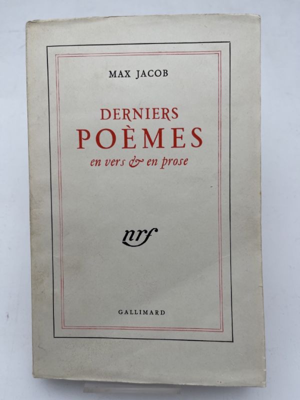 Derniers poèmes en vers & en prose
