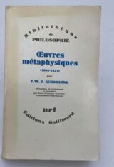 Oeuvres métaphysiques 1805 - 1821