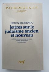 Lettres sur le judaïsme ancien et nouveau