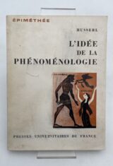 L'Idée de la Phénoménologie