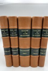 La Cité de Carcassonne. Histoire et description. 5 volumes. Complet