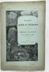 Mémoires de la Société de Spéléologie. Tome I - N°1- Janvier 1896. Troisième exploration du Gouffre de Padirac (Lot)